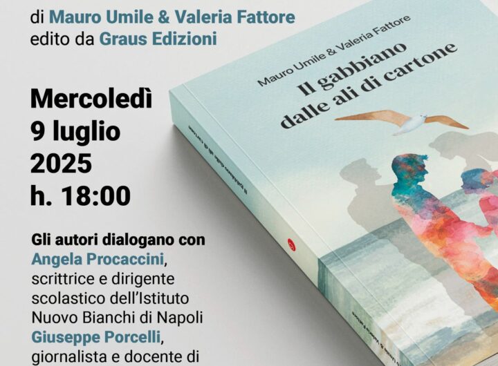 Libreria Raffaello, il 9 luglio presentazione de 'Il gabbiano dalle ali di cartone'